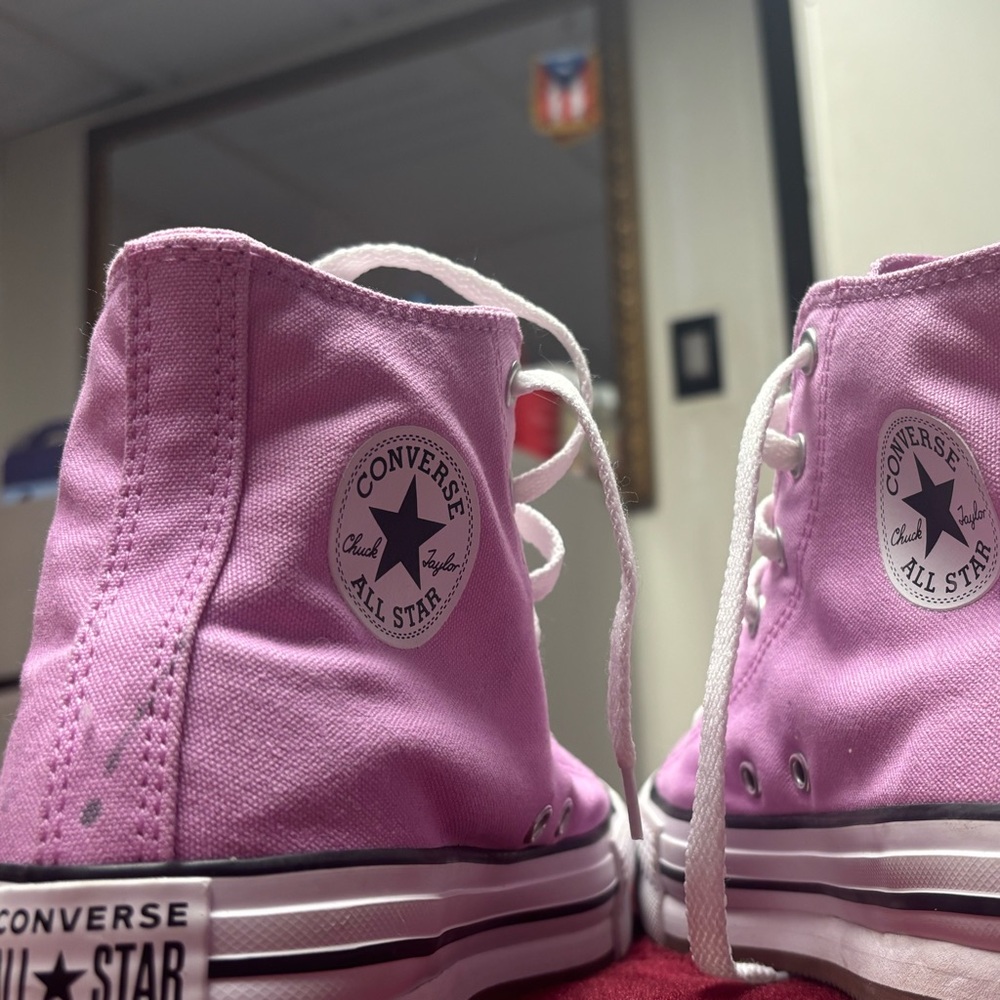 Converse Kids' Pink High-Top Sneakers